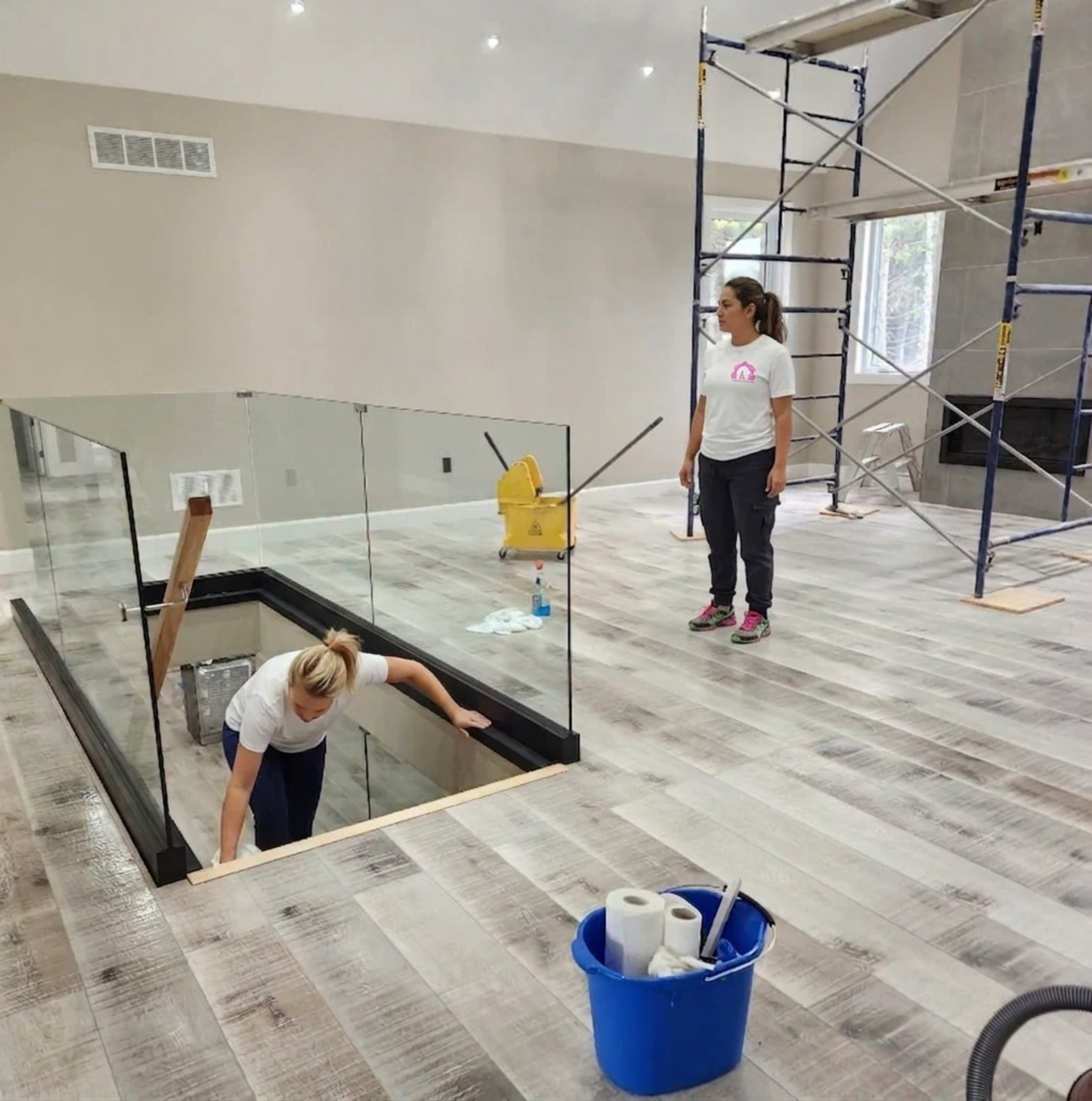 Restaurant and kitchen post-construction cleaning